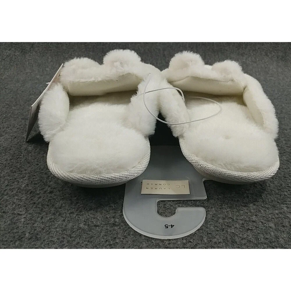 Lauren Conrad Kids 7/8 Mini Llama Scuff Slippers Indoor/Outdoor Memory foam